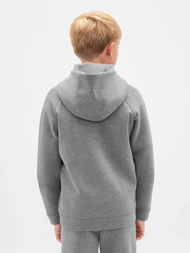 Çocuk GapFit Tech Hızlı Kuruyan Fermuarlı Kapüşonlu Sweatshirt