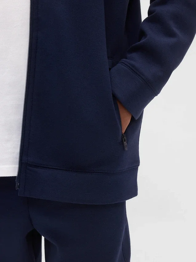 Çocuk GapFit Tech Hızlı Kuruyan Fermuarlı Kapüşonlu Sweatshirt