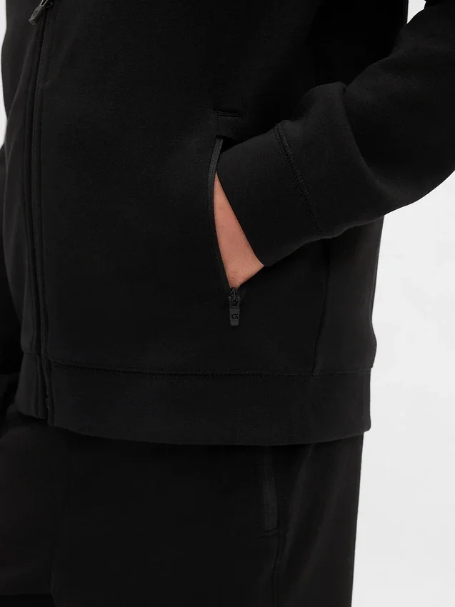 Çocuk GapFit Tech Hızlı Kuruyan Fermuarlı Kapüşonlu Sweatshirt