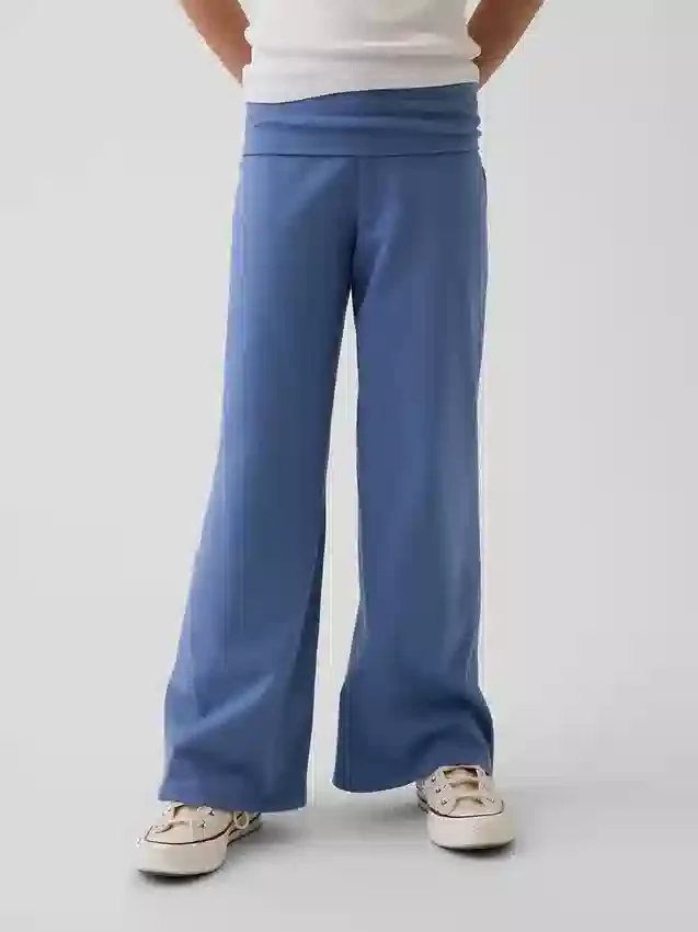 Çocuk Geniş Paça Katlamalı Tayt