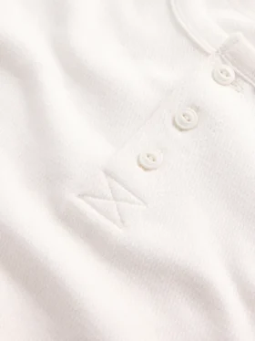 Çocuk Gevşek Kesim Henley Tişört