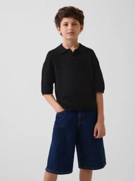 Çocuk Gevşek Kesim Polo Gömlek