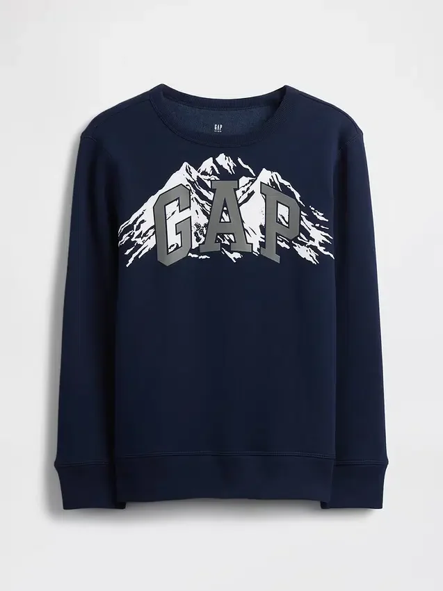 Çocuk Grafik Logolu Sweatshirt