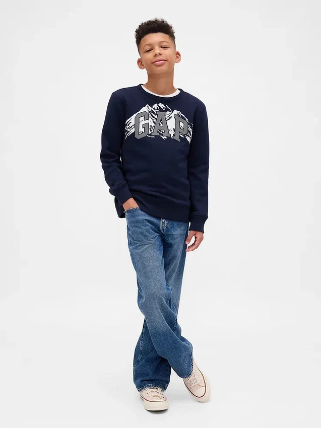 Çocuk Grafik Logolu Sweatshirt