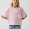 Çocuk Hello Kitty Oversized Kutu Kesim Tişört