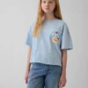 Çocuk Hello Kitty Oversized Kutu Kesim Tişört