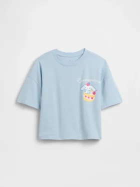 Çocuk Hello Kitty Oversized Kutu Kesim Tişört