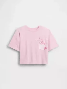 Çocuk Hello Kitty Oversized Kutu Kesim Tişört