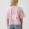Çocuk Hello Kitty Oversized Kutu Kesim Tişört
