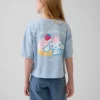 Çocuk Hello Kitty Oversized Kutu Kesim Tişört