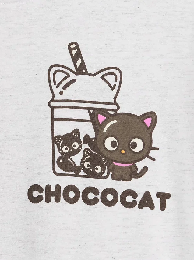 Çocuk Hello Kitty Oversized Kutu Kesim Tişört