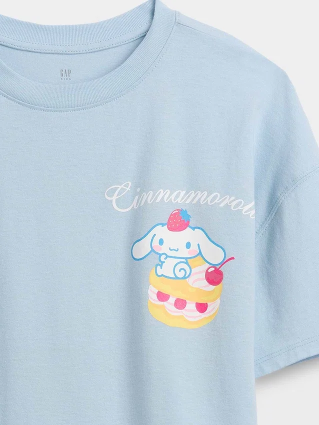 Çocuk Hello Kitty Oversized Kutu Kesim Tişört
