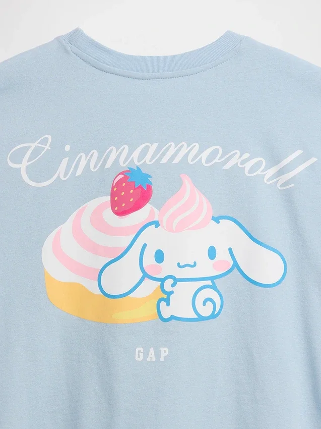Çocuk Hello Kitty Oversized Kutu Kesim Tişört