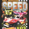 Çocuk Hot Wheels Hız Desenli Tişört