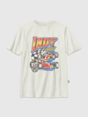 Çocuk Indy 500 Swoosh Grafik Tişört