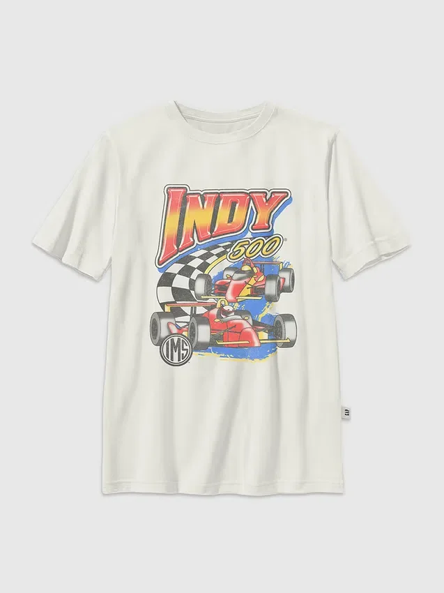 Çocuk Indy 500 Swoosh Grafik Tişört