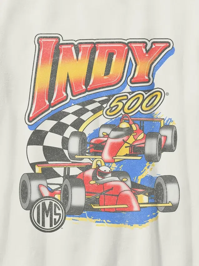 Çocuk Indy 500 Swoosh Grafik Tişört
