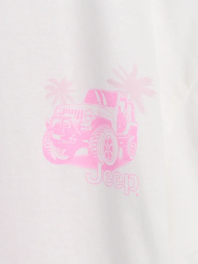 Çocuk Jeep Oversized Tişört