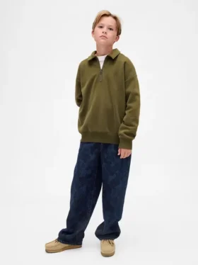 Çocuk Kamuflaj Easy Baggy Jean'ler