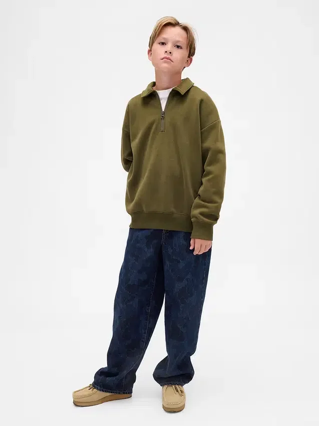 Çocuk Kamuflaj Easy Baggy Jean'ler