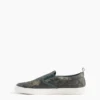 Çocuk Kanvas Kamuflaj Slip-On Spor Ayakkabılar