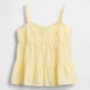 Çocuk Katlı Delikli Tank Top
