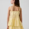 Çocuk Katlı Delikli Tank Top