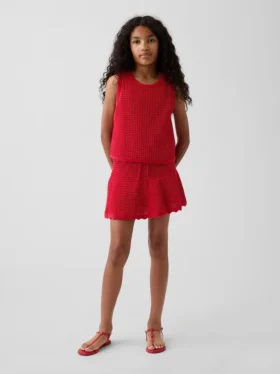 Çocuk Katlı Tığ İşi Skort