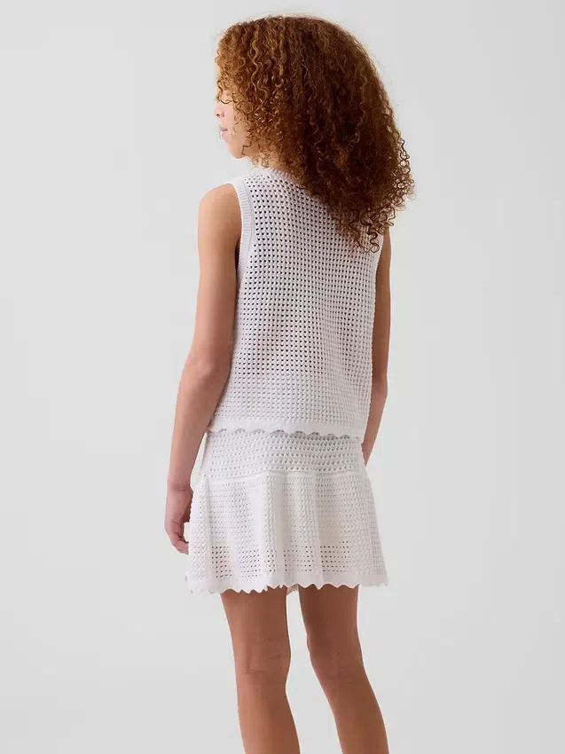 Çocuk Katlı Tığ İşi Skort