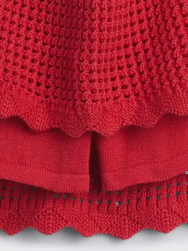 Çocuk Katlı Tığ İşi Skort