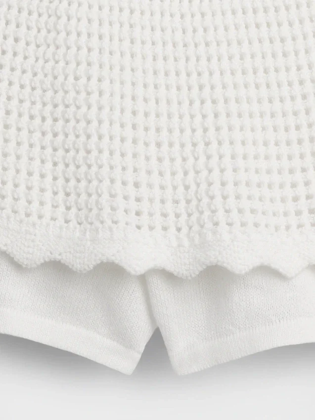 Çocuk Katlı Tığ İşi Skort