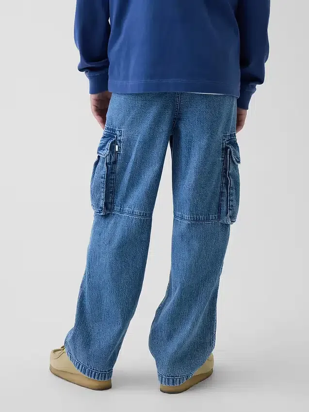 Çocuk Kolay Kargo Jean'leri