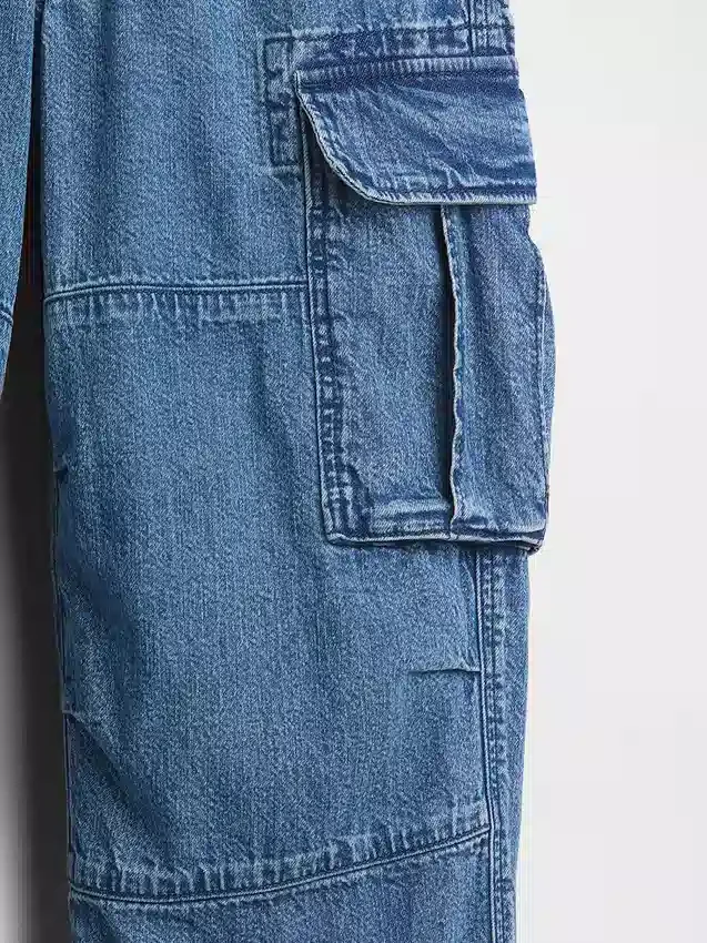 Çocuk Kolay Kargo Jean'leri
