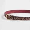 Çocuk Leopar Desenli Kemer