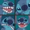 Çocuk Lilo ve Stitch Box Up Desenli Tişört