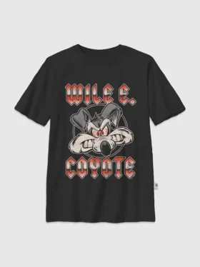 Çocuk Looney Tunes Metal Wile E Grafikli Tişört