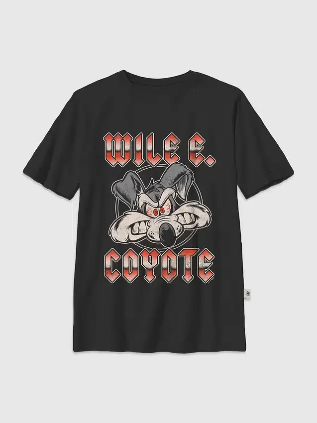 Çocuk Looney Tunes Metal Wile E Grafikli Tişört