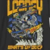 Çocuk Looney Tunes Tavşan Yarışçısı Desenli Tişört