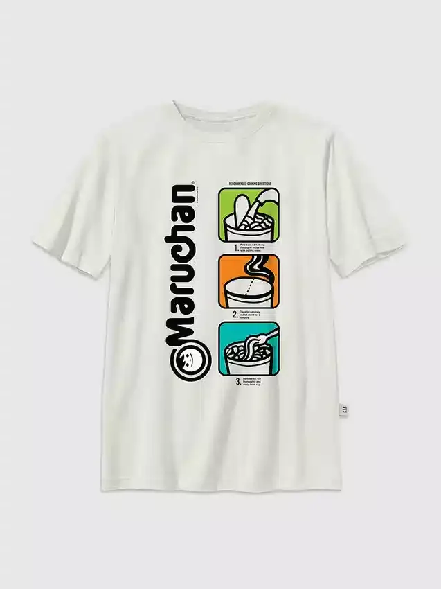 Çocuk Maruchan Pop Art Desenli Tişört