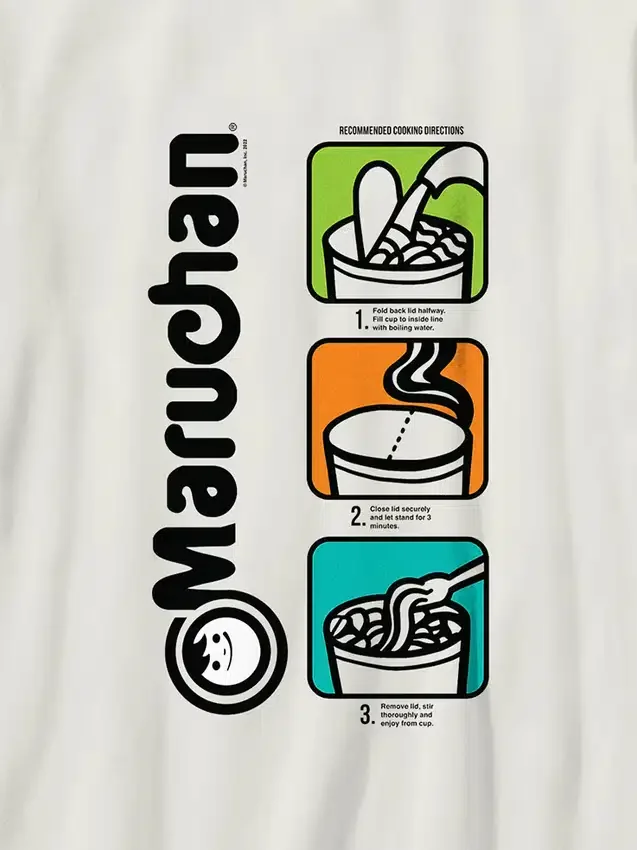 Çocuk Maruchan Pop Art Desenli Tişört