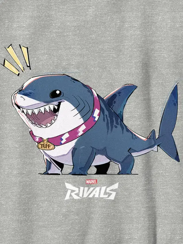 Çocuk Marvel Rivals Jeff the Shark Grafik Tişört