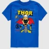 Çocuk Marvel Thor Doodle Şortlar İçin Grafik Tişört