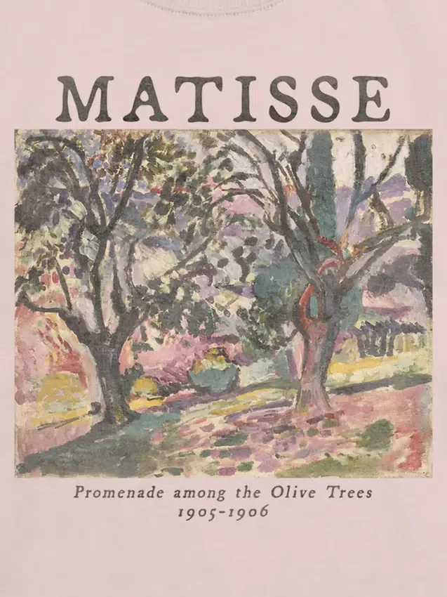 Çocuk Matisse Zeytin Ağaçları Grafik Tişört