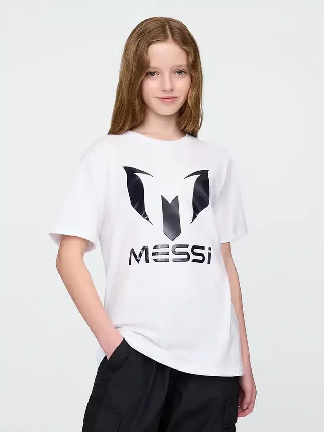 Çocuk Messi Desenli Tişört