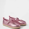 Çocuk Metalik Mary Jane Espadril Ayakkabılar