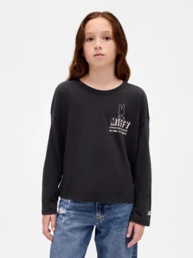 Çocuk Miffy Oversized Grafik Tişört