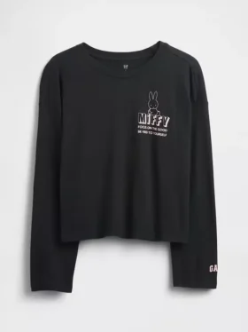 Çocuk Miffy Oversized Grafik Tişört