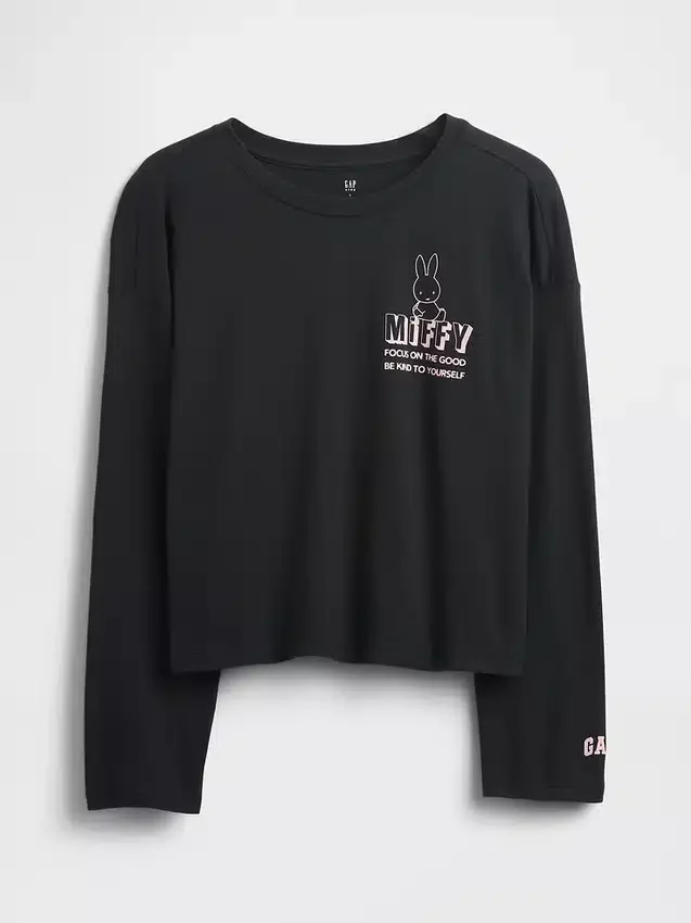 Çocuk Miffy Oversized Grafik Tişört
