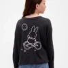 Çocuk Miffy Oversized Grafik Tişört