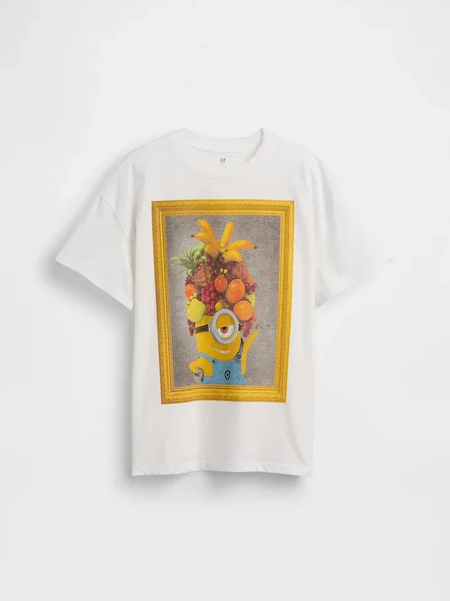 Çocuk Minions Oversized Tunik Tişört